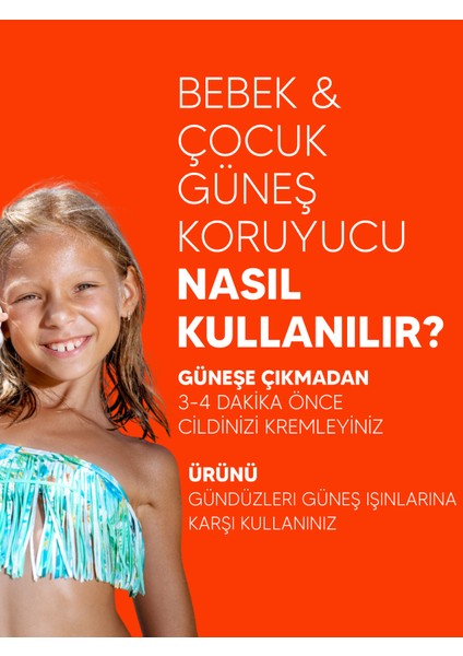 Bebek & Çocuk Güneş Koruyucu Sprey Spf 50+ 75 ml Sprey & Ultra Uzun Uva Koruma