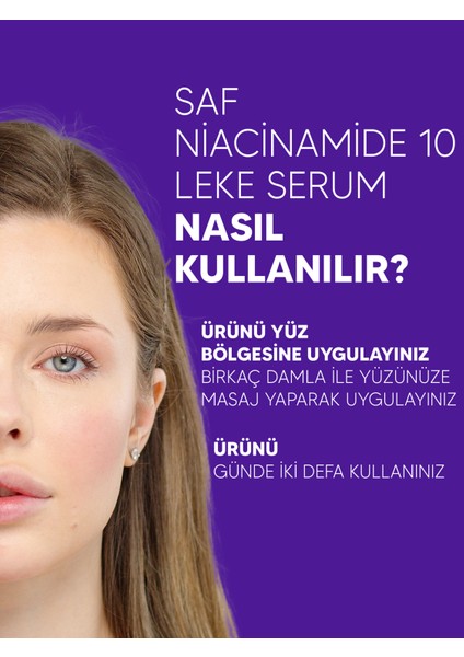 Saf Niacinamide 10 Leke Serum