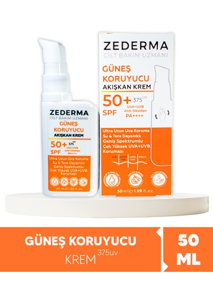 Güneş Koruyucu Spf 50+ 50ML Krem & Ultra Uzun Uva Koruma & Su ve Tere Dayanıklı