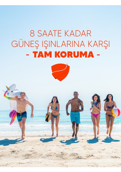Güneş Koruyucu Spf 50+ 50ML Krem & Ultra Uzun Uva Koruma & Su ve Tere Dayanıklı