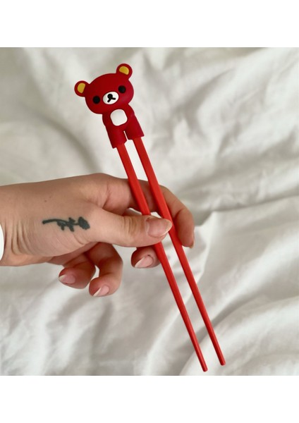 Renkli Chopstick Ve Chopstick Öğrenme Aparatı Kırmızı fiyatları