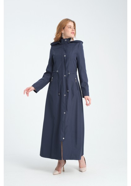 Kapüşonlu Trençkot