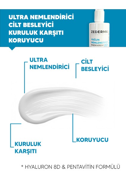 72 Saate Kadar Etkili Yoğun Nemlendirici Bakım Kremi 8d 400ml fiyatları