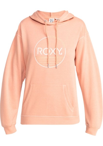 Surf Stoked Hoodie Terry Kadın Pembe Sweatshirt