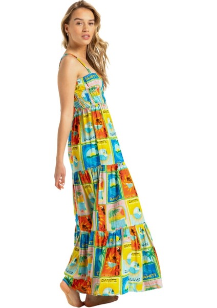 Atlas Sunshine Coastline Maxi Kadın Elbise