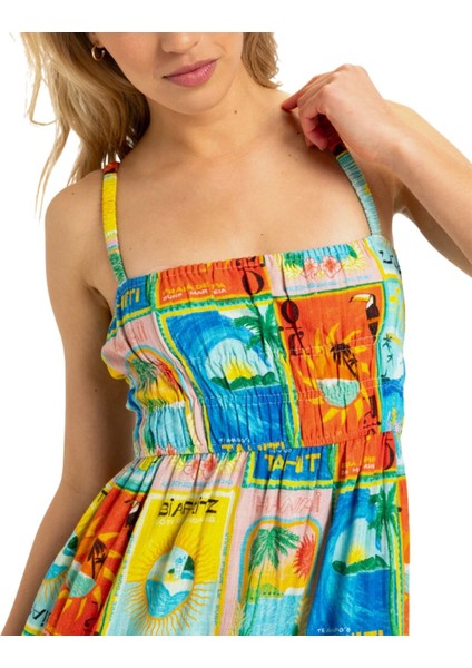 Atlas Sunshine Coastline Maxi Kadın Elbise