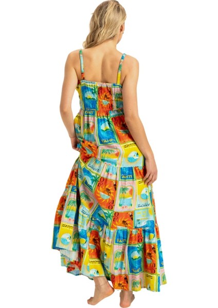 Atlas Sunshine Coastline Maxi Kadın Elbise