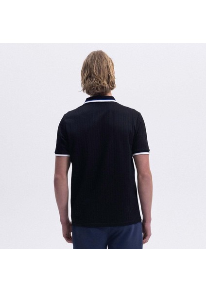 EM491-BK Polo Yaka Erkek T-Shirt - Siyah
