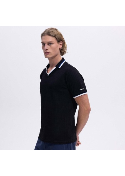 EM491-BK Polo Yaka Erkek T-Shirt - Siyah