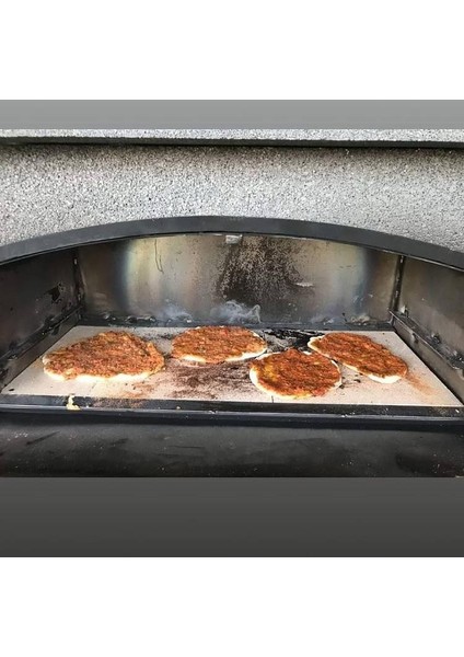 Mangal Barbekü 90 Lık Fırınlı Model - Siyah Renk