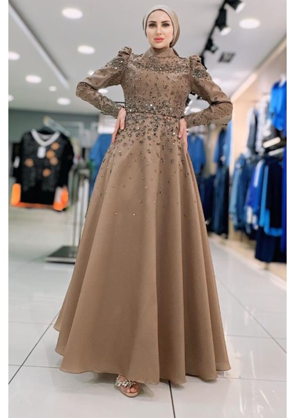 4751 Hennin Abiye Elbise