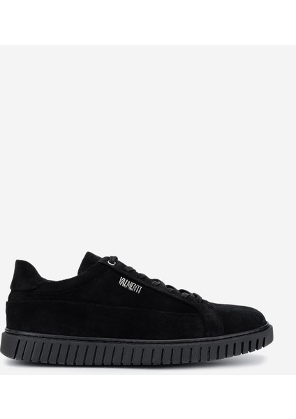 Erkek Deri Siyah Süet Sneakers & Spor Ayakkabı 352 22268 Erk Ayk Y25 Sıyah Suet