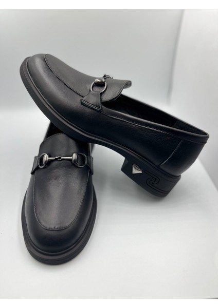 Çelik Kundura Hakiki Deri Günlük Tokalı Yeni Model Loafer Bayan Ayakkabı modelleri