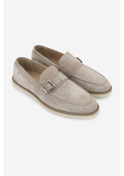 Erkek Deri Bej Süet Loafer Ayakkabı 698 1191-3 Erk Ayk Y25 Bej Suet fiyatları