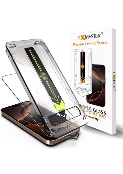 iPhone 13 Pro Max Uyumlu Ultra Clear Hd Temperli Cam , Premium Easy Fix Serisi Kolay Kurulum Ekran Koruyucu fırsatları