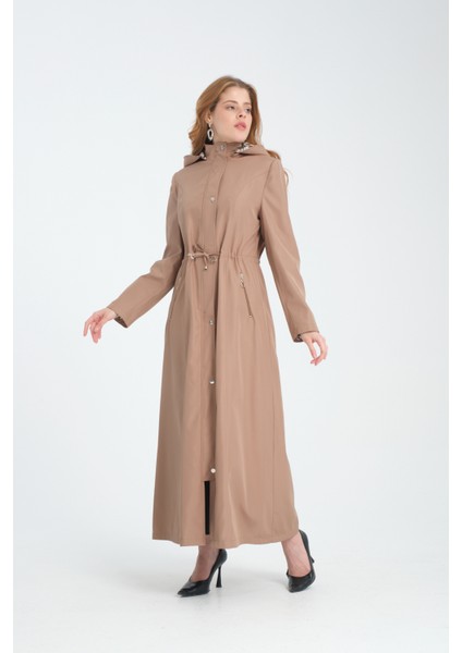 Kapüşonlu Trençkot