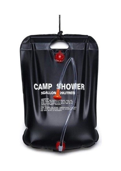 20 Litre Solar Isıtıcılı Kamp Duş Torbası