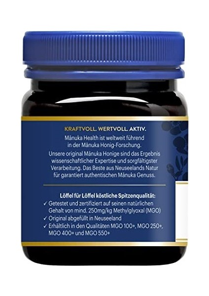 Manuka Balı 250MGO 250GR