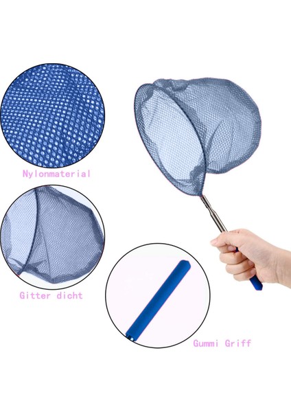 Akvaryum Kepçesi Havuz Kepçesi Kelebek Kuş Balık Yakalama Kepçesi