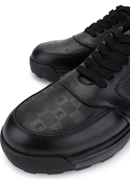 Erkek Sneakers & Spor Siyah Ayakkabı 1118 097 Erk Ayk Y25 Sıyah Tt Baskı modelleri