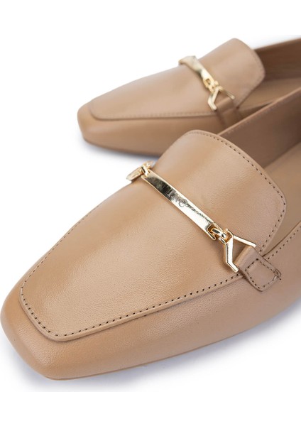 Kadın Bej Loafer Ayakkabı 1073 013 Bn Ayk Y25 Nude Dr modelleri