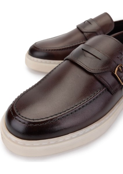 Erkek Kahverengi Loafer Ayakkabı 183 40609 Erk Ayk Y25 Kahve modelleri