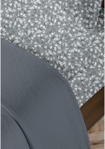 %100 Pamuk Olivia Indigo Çift Kişilik Pike Takımı 200 x 230 cm fiyatları