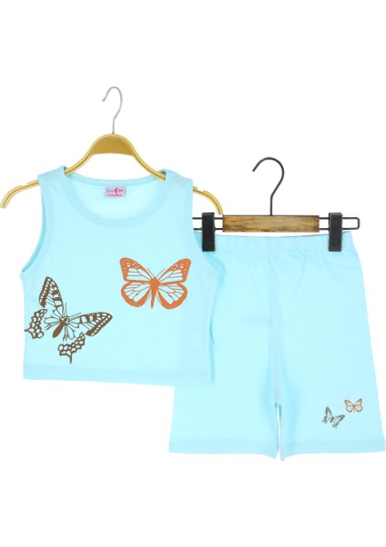 Kız Çocuk Şortlu Takım