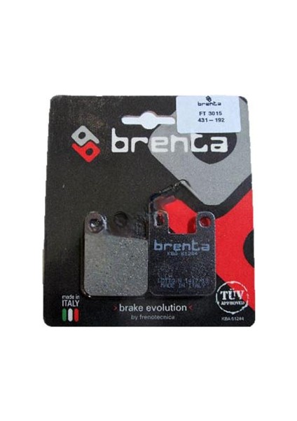 431-192 Brenta Organik Ft 3015 Fren Balata
