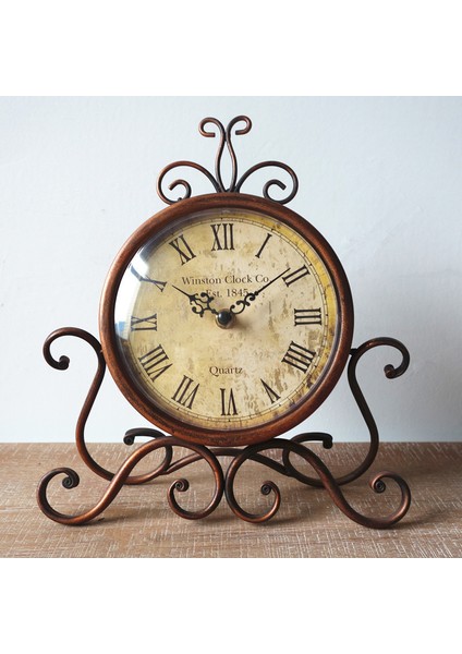 Demir Sessiz Yaratıcı Koltuk Saati Vintage Saat Oturma Odası Dekorasyon Saatleri (Yurt Dışından) fiyatları