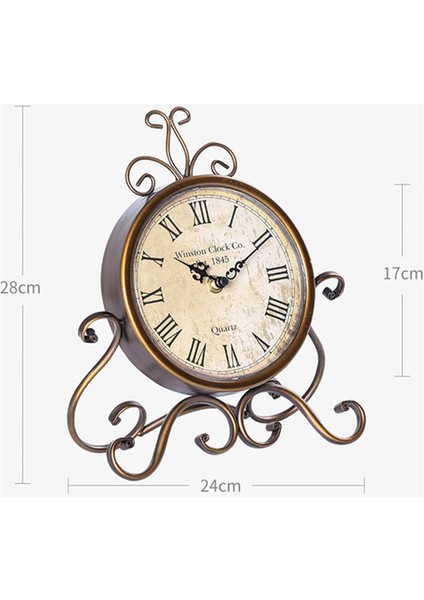 Demir Sessiz Yaratıcı Koltuk Saati Vintage Saat Oturma Odası Dekorasyon Saatleri (Yurt Dışından) fırsatları