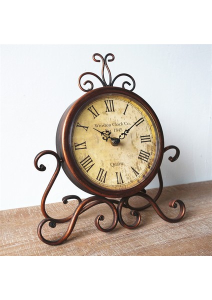 Demir Sessiz Yaratıcı Koltuk Saati Vintage Saat Oturma Odası Dekorasyon Saatleri (Yurt Dışından) indirimleri