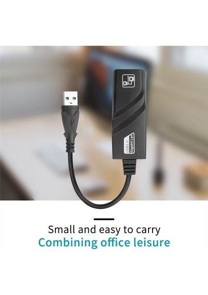 1000MBPS Type C Hızlı Lan Kablolu RJ45 Ethernet Adaptörü Ağ Kartı (Yurt Dışından)
