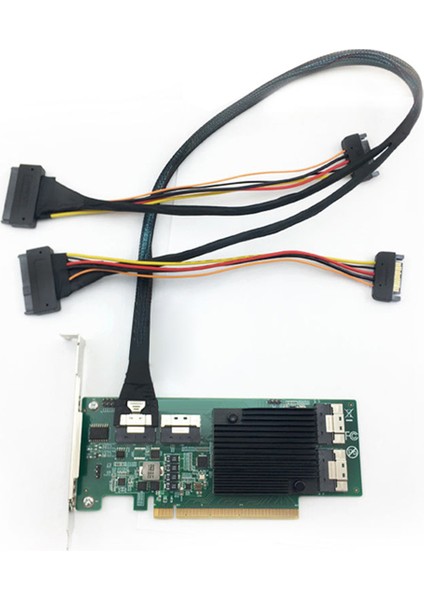 Sabit Sürücü Kablosu SFF8654(8I) Ince Sas'tan 2SFF8639 Nvme U.2'ye (Yurt Dışından) fırsatları