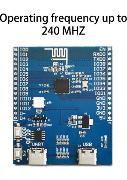 ESP32S2 2.4 Inç 240 x 320 Ekran Kablosuz Wifi Geliştirme Kartı (Yurt Dışından)