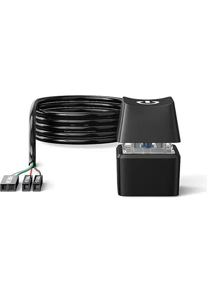 Bilgisayar Masaüstü Anahtarı Başlat Güç Düğmesi Uzatma Kablosu 1.65MSIYAH (Yurt Dışından) indirimleri