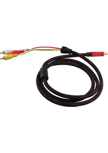 5ft Hdmı'dan 3 Rca Video Ses Av Bileşen Dönüştürücü Kablosu Hdtv Için (Yurt Dışından)