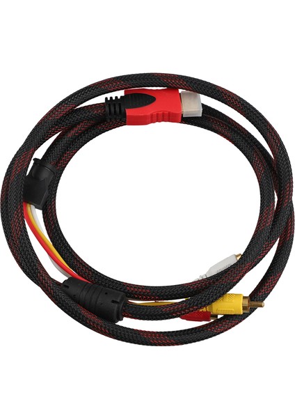 5ft Hdmı'dan 3 Rca Video Ses Av Bileşen Dönüştürücü Kablosu Hdtv Için (Yurt Dışından)