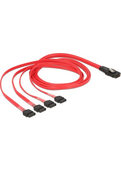 Sas - 4 Sata Kablo Çıkışı Sas Erkek SFF-8087 - 4 Sata Dişi Kablo (Yurt Dışından)