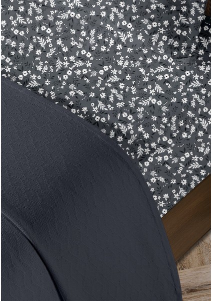 %100 Pamuk Olivia Lacivert Tek Kişilik Pike Takımı 160 x 230 cm fiyatları