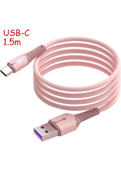 USB C Veri Kablosu Oksijensiz Saf Bakır Çekirdek Sıvı (1 5 M Pembe) (Yurt Dışından) indirimleri