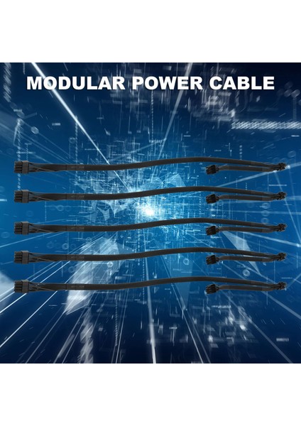 Corsair RM1000X Için Pcıe 8pin'den 2 Porta 6+2pin Modüler Güç Kablosu (Yurt Dışından)