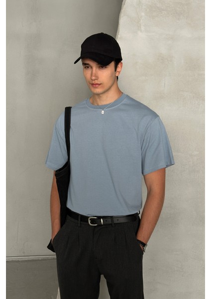Erkek %100 Pamuk Oversize Basic T-Shirt fiyatları