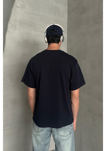 Erkek %100 Pamuk Oversize Basic T-Shirt indirimleri