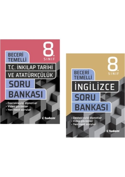 Tudem Yayınları 8.sınıf Lgs Beceri Temelli T.c Inkilap Tarihi - Ingilizce Soru Bankası