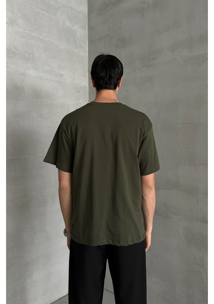 Erkek %100 Pamuk Oversize Basic T-Shirt indirimleri