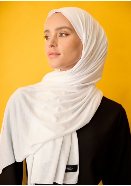 Rabia Z - Penye Ekru Şal