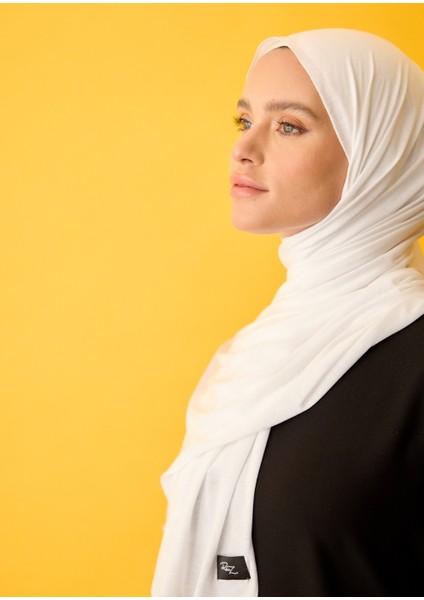 Rabia Z - Penye Ekru Şal