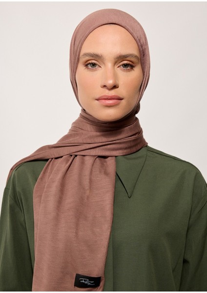 Rabia Z - Penye Kahve Şal