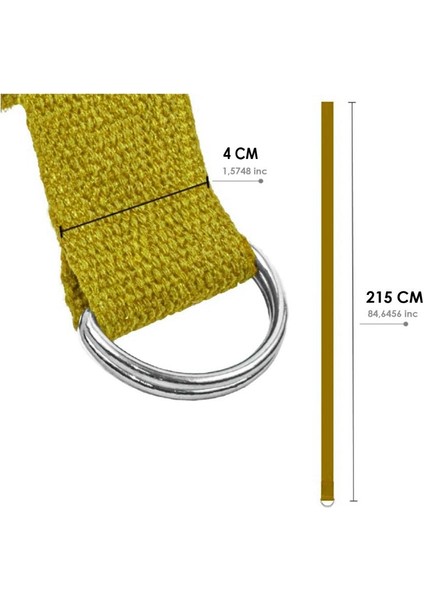 Yk-200 Yoga Kemeri Sarı